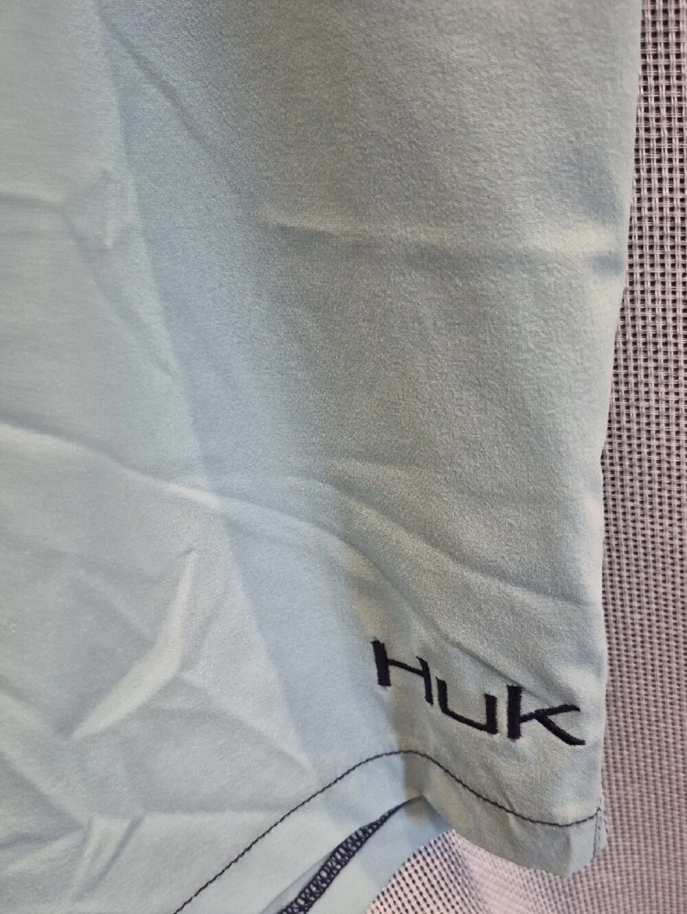 Huk Two-Tone Navy & Light Aqua Swim Board Shorts